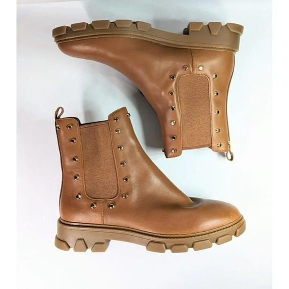 Michael Kors Women's Ridley Studded Lug-Sole Chelsea Booties Size 9.5 MSRP $225 - Picture 6 of 10